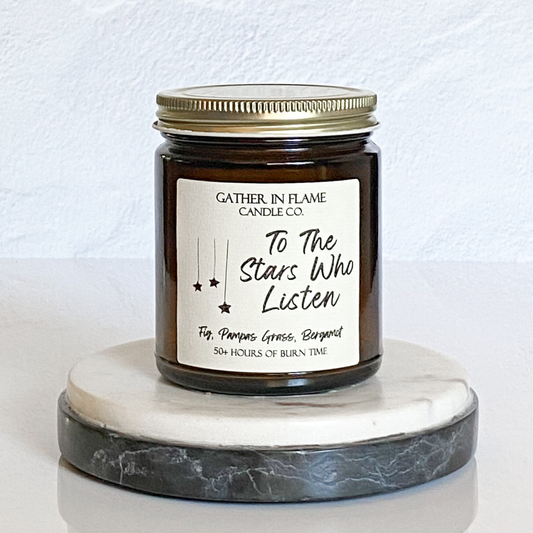 To The Stars Who Listen Coconut Wax, X-Wooden Wick Candle