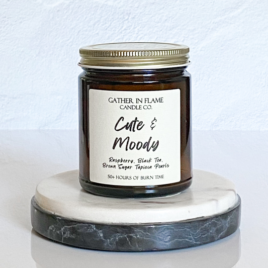 Cute + Moody Coconut Wax Wooden X Wick Candle