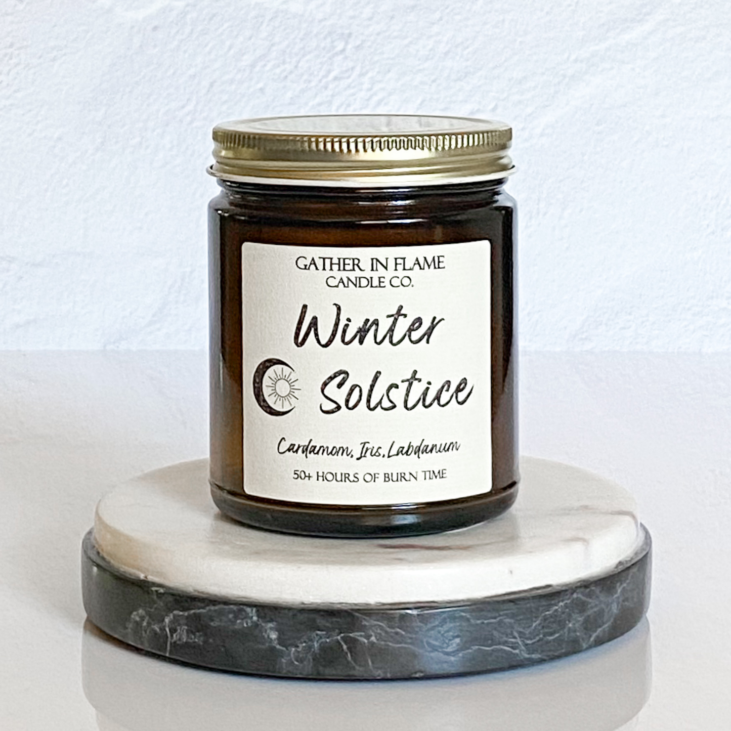 Winter Solstice Coconut Wax Wooden X Wick Candle