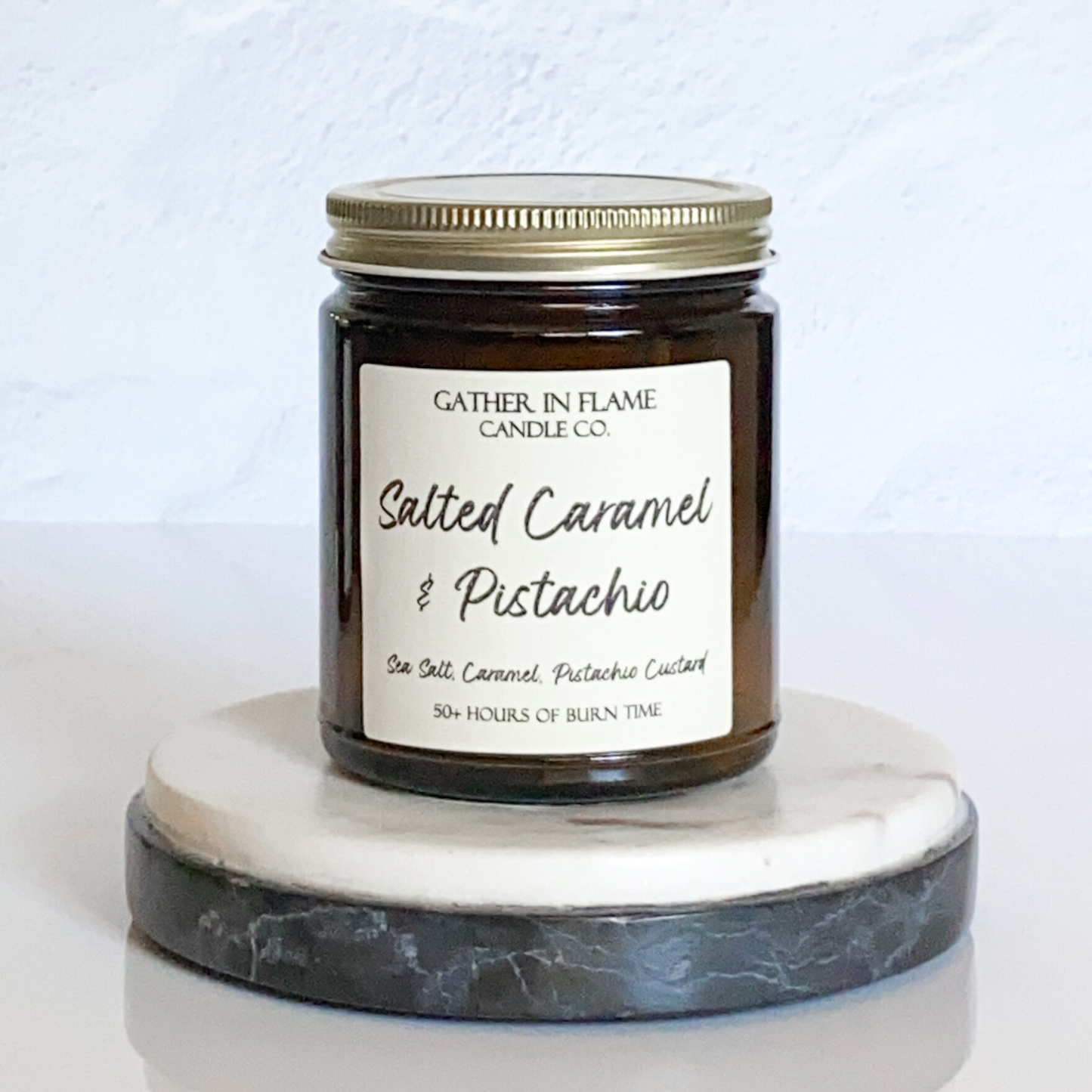 Salted Caramel & Pistachio Candle