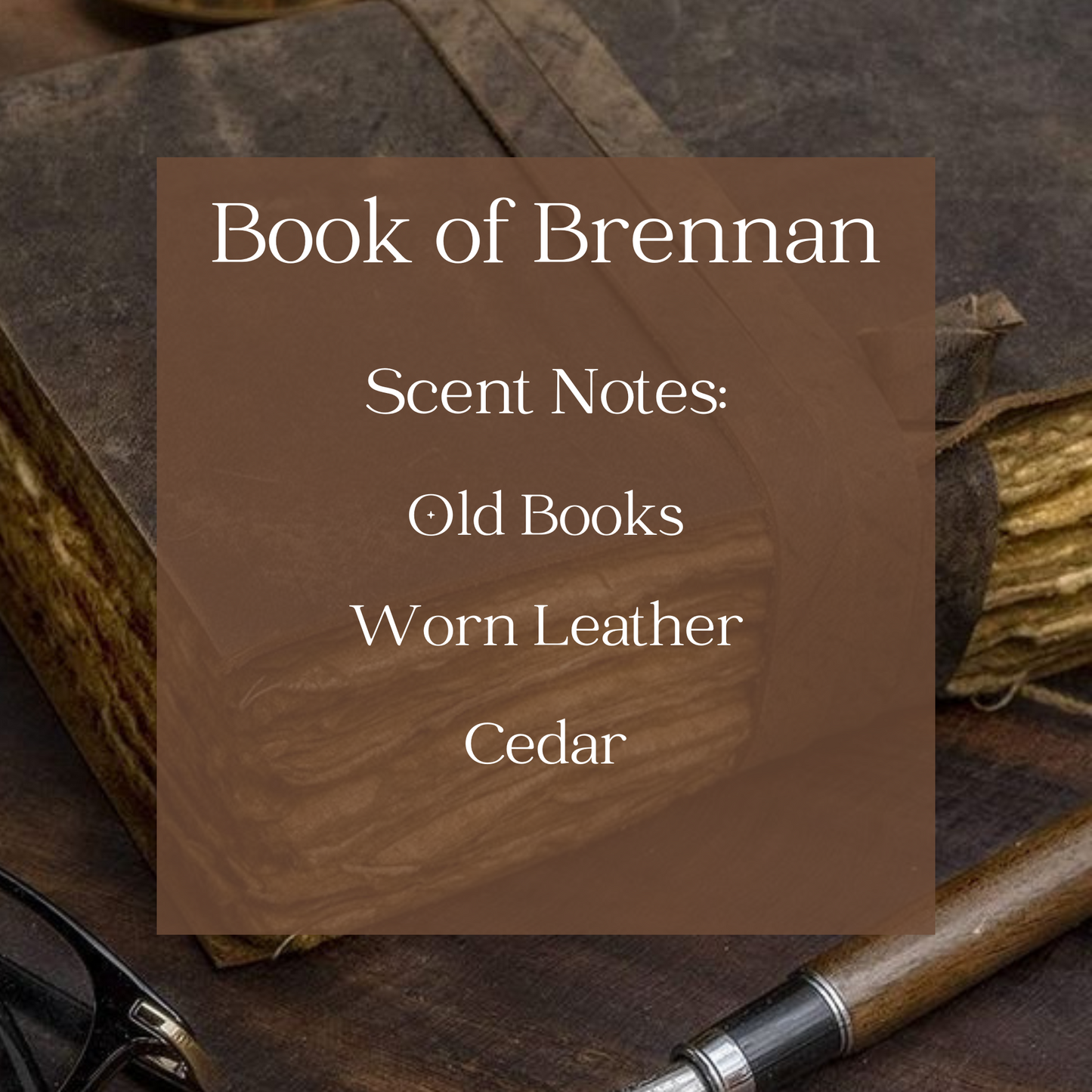 Book of Brennan (Empyrean-Inspired) Coconut Wax, Wooden Wick Candle